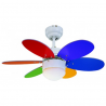 VENTILADOR 6P LED 76CM