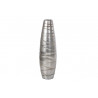 FLORERO 25*81 CERAMICA PLATA ENVEJECIDA