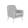 SILLON TAPIZADO GRIS