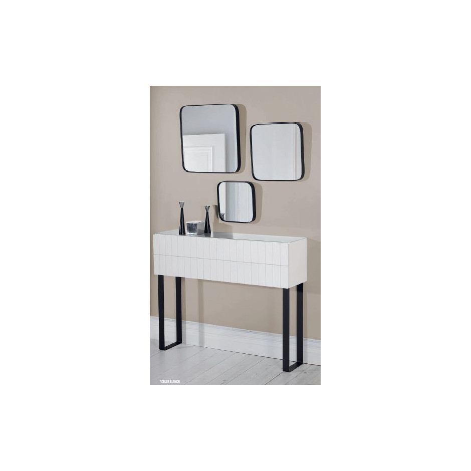 CONSOLA 2 CAJONES CON PATAS DUBAI