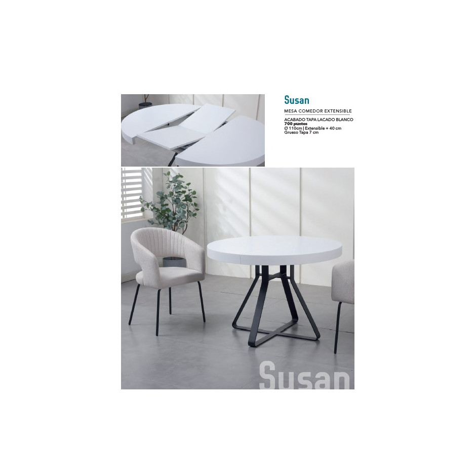 MESA COMEDOR EXTENSIBLE SUSAN