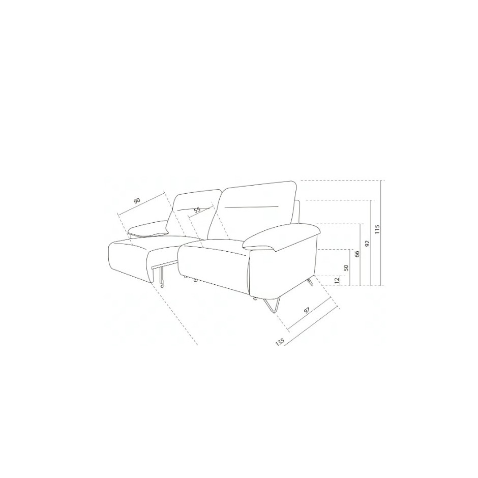 SOFA DESLIZANTE VENETO