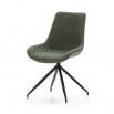 SILLA GIRATORIA POLIPIEL VERDE DC-118