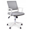 SILLA ESTUDIO CON BRAZOS BLANCO