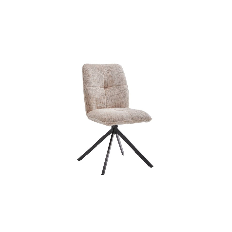 SILLA GIRATORIA GALA BEIGE