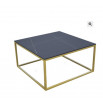 MESA CENTRO 80cm dorada CUBO