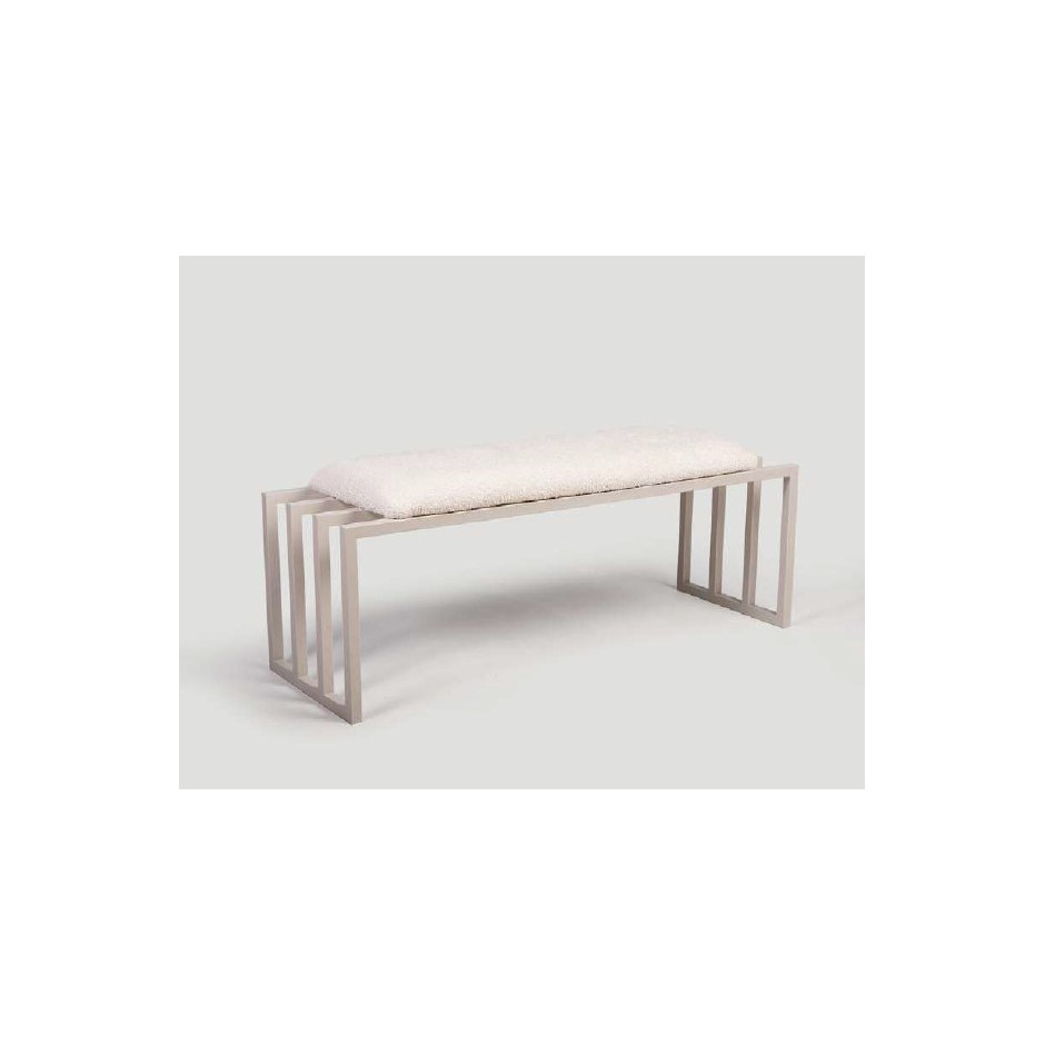 BANQUETA CEUTA TAPIZADA