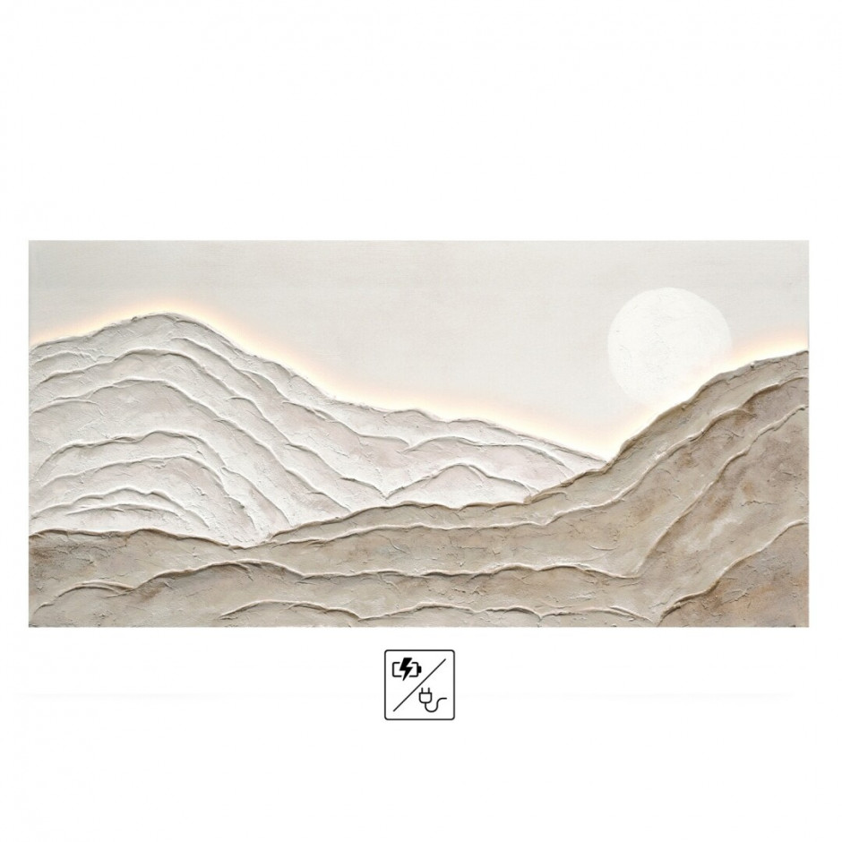 CUADRO 120*60 CON LUZ LED