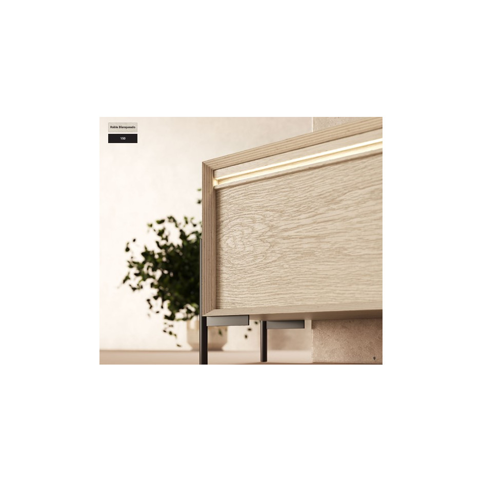 MUEBLE TV CON CHIMENEA FIII03