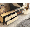 MUEBLE TV CON CHIMENEA FIII06