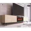 MUEBLE TV CON CHIMENEA FIII08