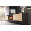 MUEBLE TV CON CHIMENEA FIII09