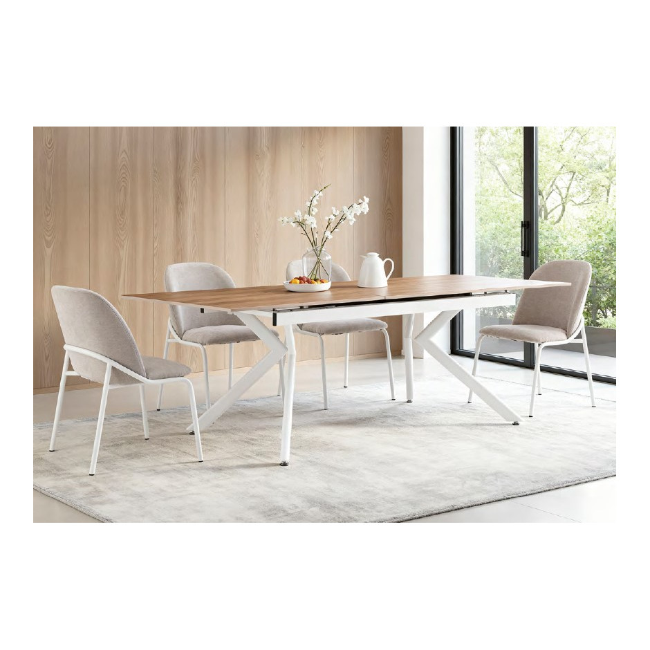 MESA COMEDOR EXTENSIBLE MADERA OLIMPIA
