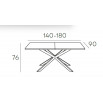 MESA COMEDOR EXTENSIBLE OLIVIA