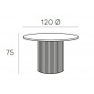 MESA COMEDOR 120 NADIR