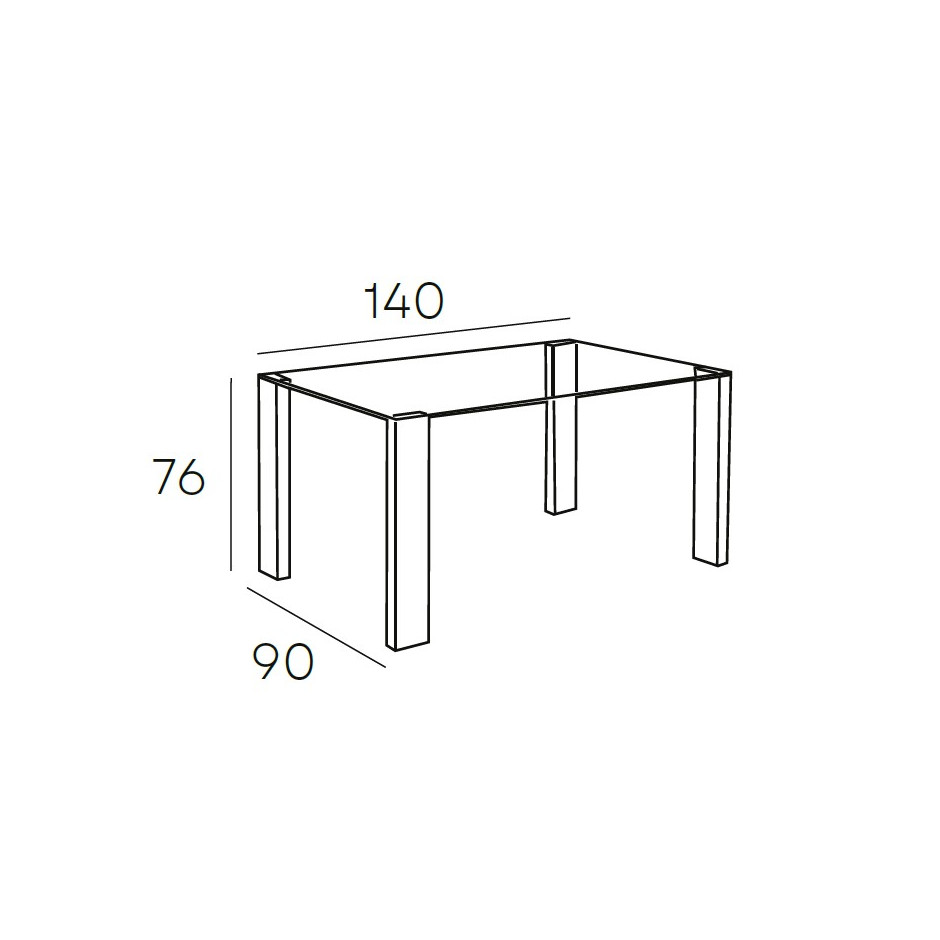 MESA COMEDOR 140*90*76 CORINA