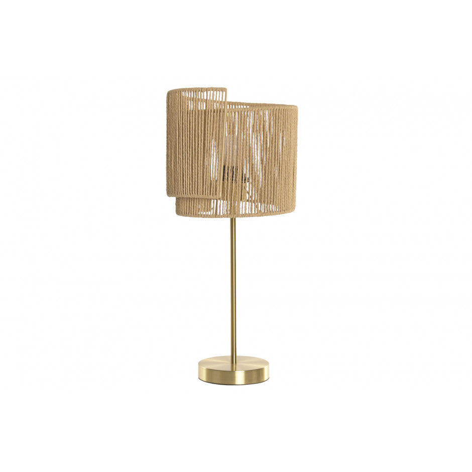 LAMPARA 23*52 METAL C/PANTALLA ESPIRAL