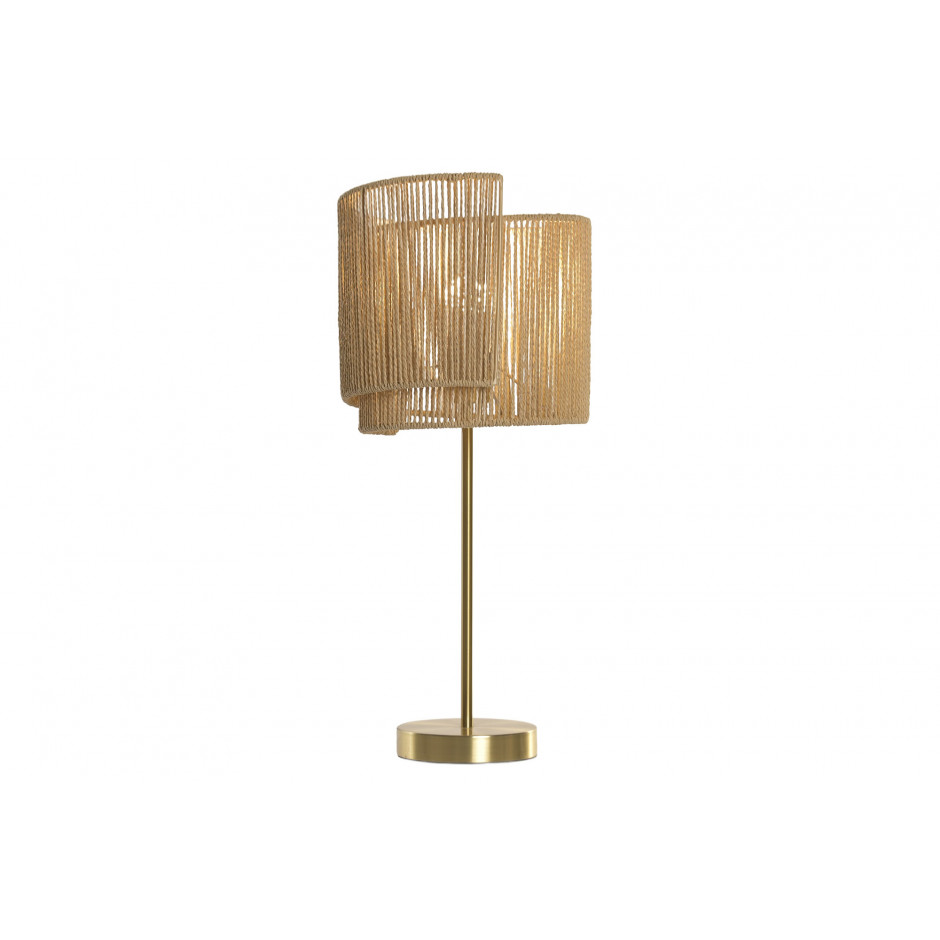 LAMPARA 23*52 METAL C/PANTALLA ESPIRAL