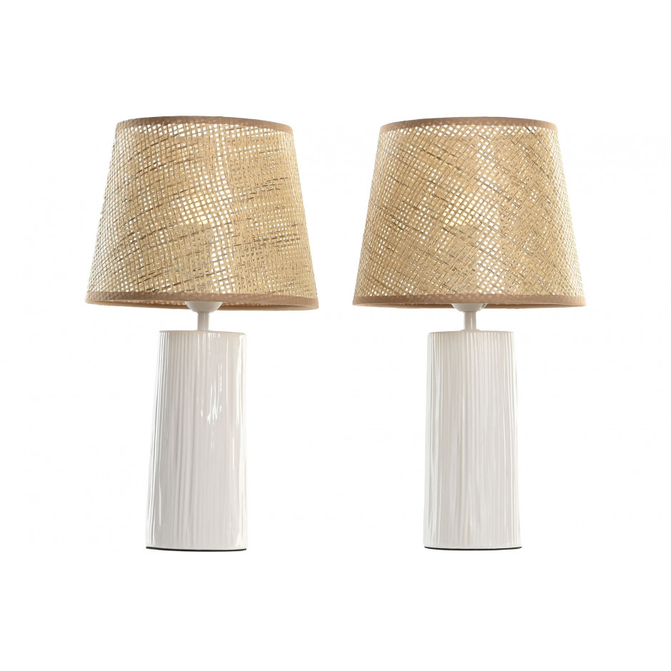 LAMPARA 22*40 CERAMICA C/PANTALLA