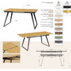 MESA COMEDOR EXTENSIBLE H-213