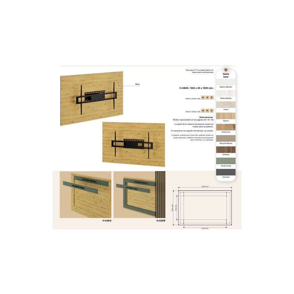 COMPOSICION TV H-616