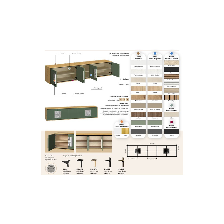 COMPOSICION TV H-616